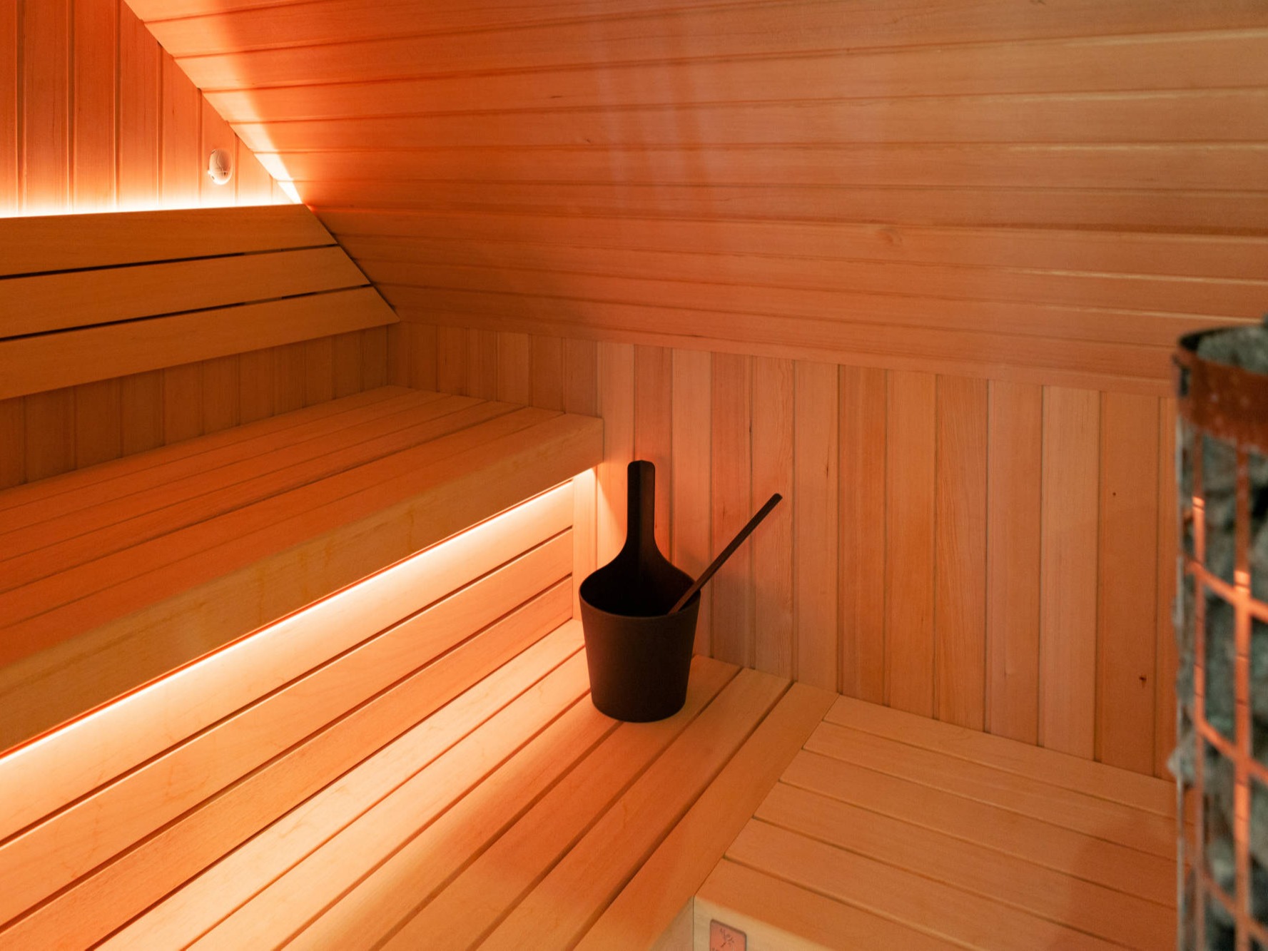 Poolhouse sauna