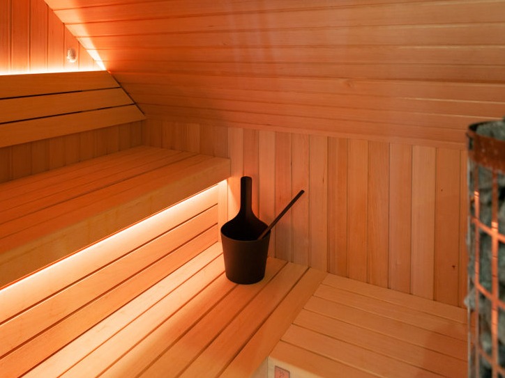 Poolhouse sauna