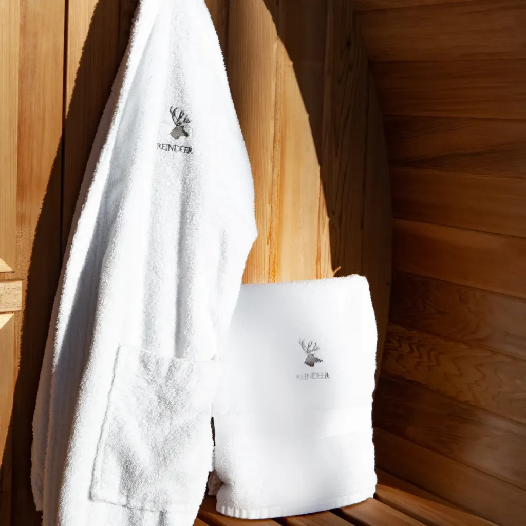 [HOT-01010003] Geschenkset Badjas + Badhanddoek Reindeer