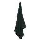 Rento Kenno handdoek 50x70cm Zwart/Donkergroen