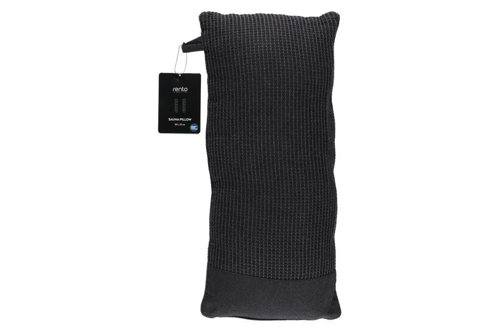 [HOT-01020003] Rento Kenno Sauna Coussin 50x22cm noir/gris